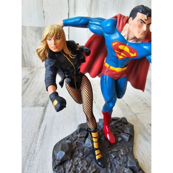 Superman Justice League America DC 2008 statue part 2 build scene figurine - Picture 2 of 8